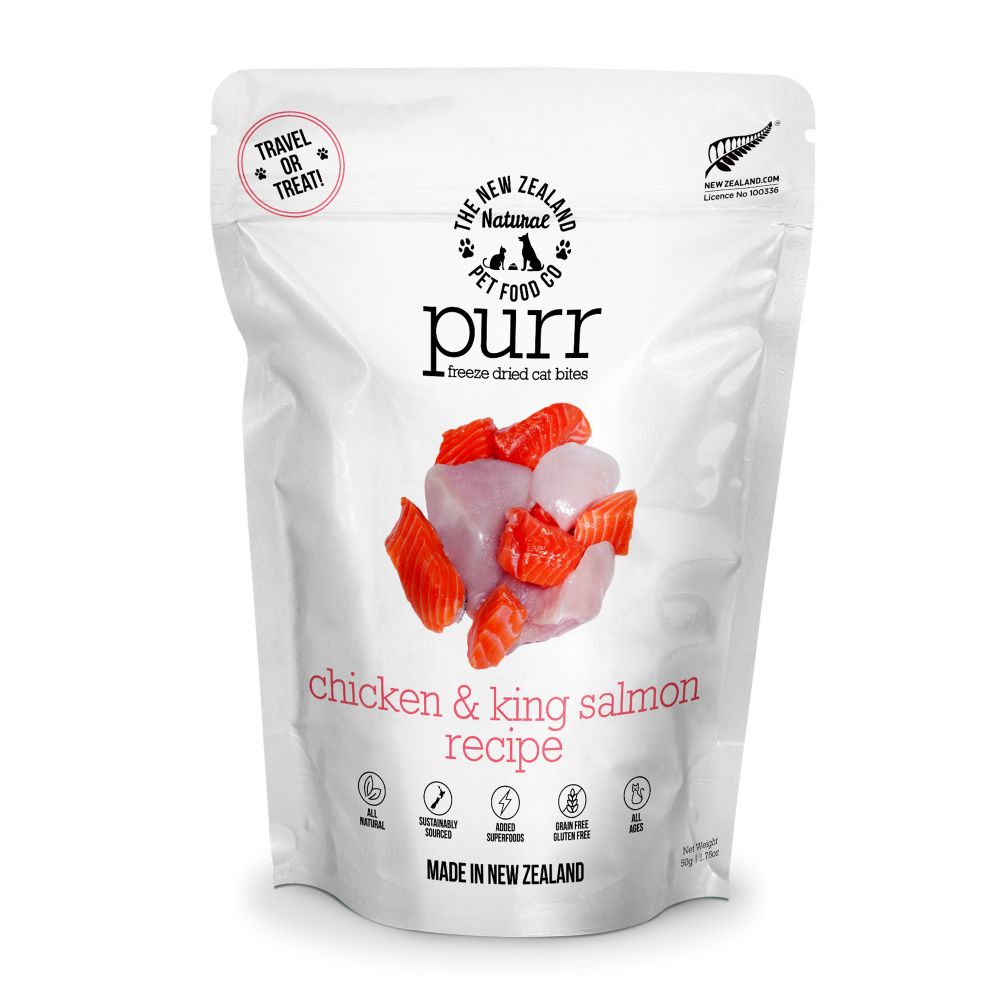 Chicken and King Salmon Freeze Dried Cat Food