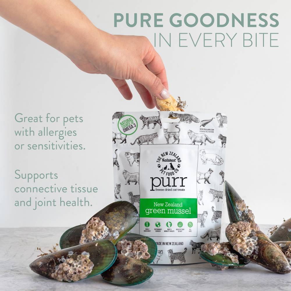 New Zealand Green Mussel Cat Treats