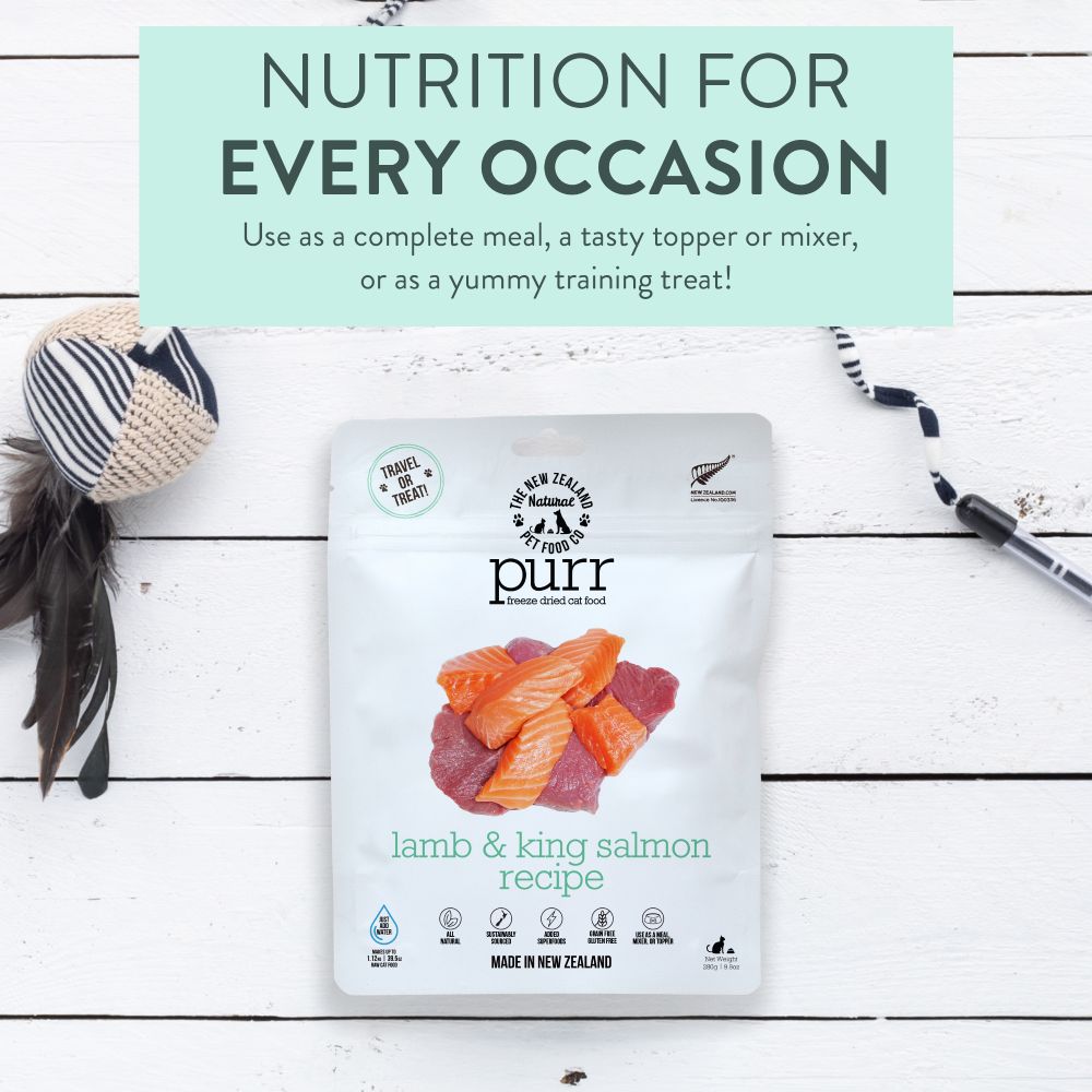 Lamb and King Salmon Freeze Dried Cat Food
