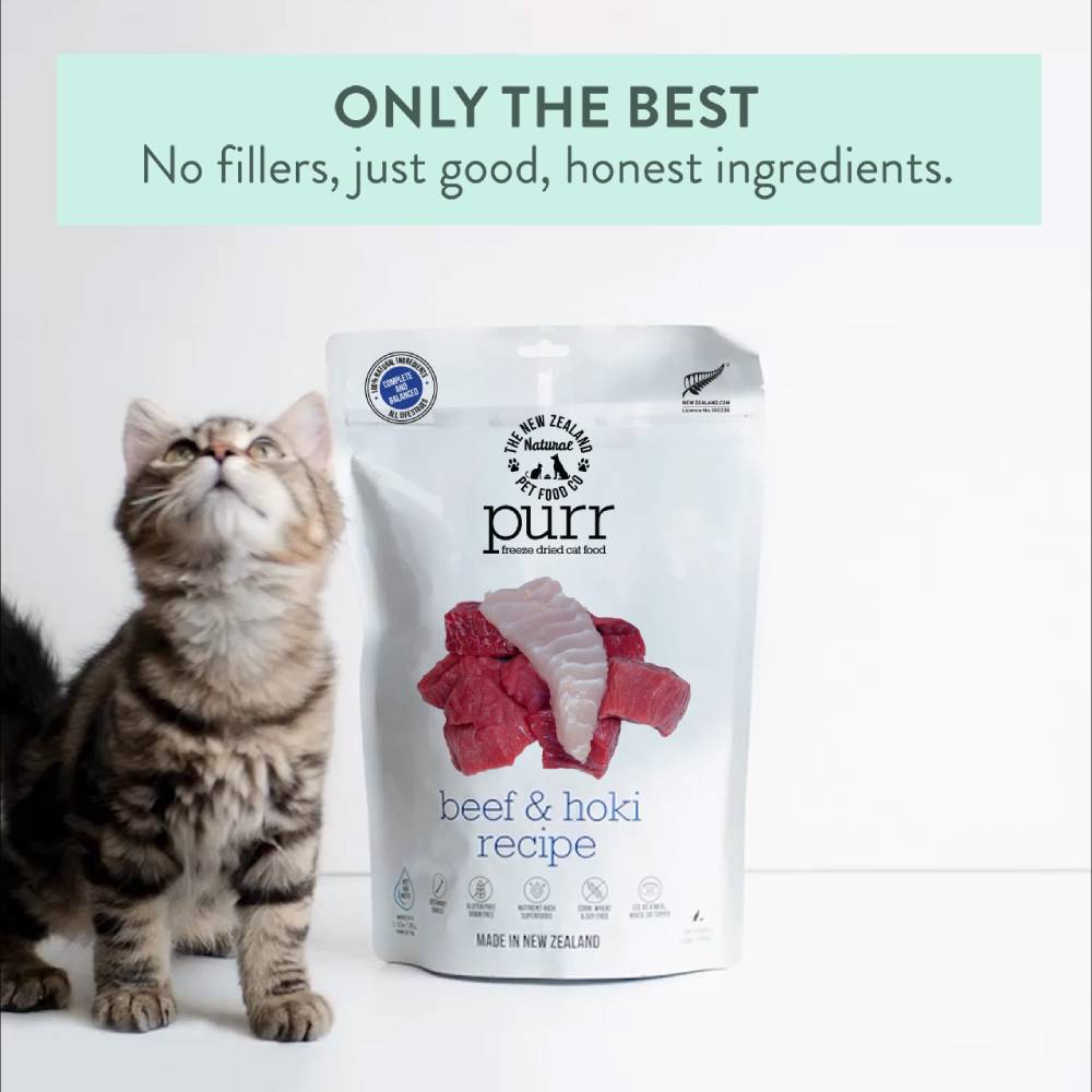 Beef and Hoki Freeze Dried Cat Food