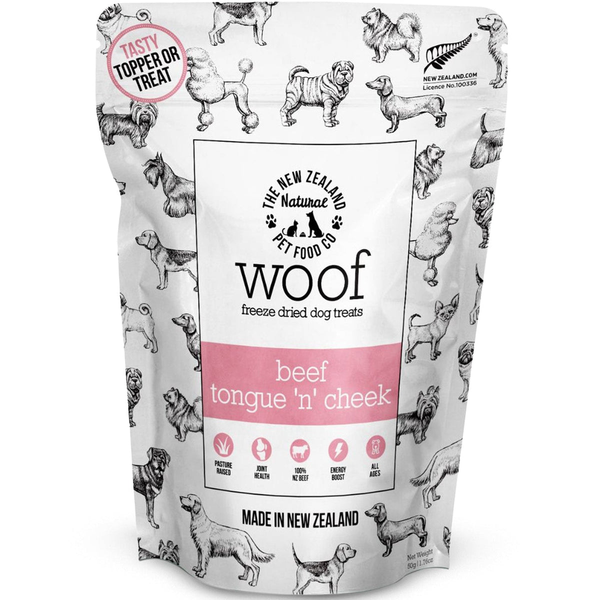Beef Tongue 'n' Cheek Dog Treat