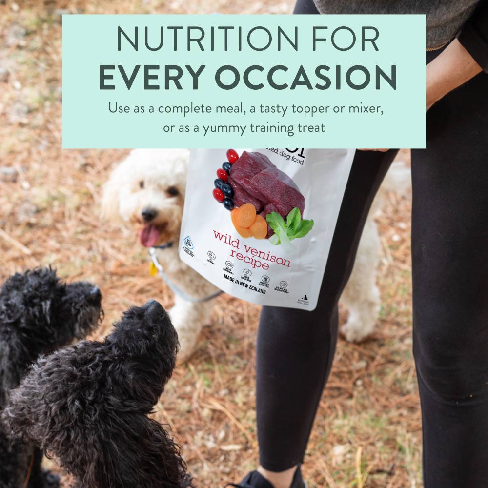 Wild Venison Freeze Dried Dog Food