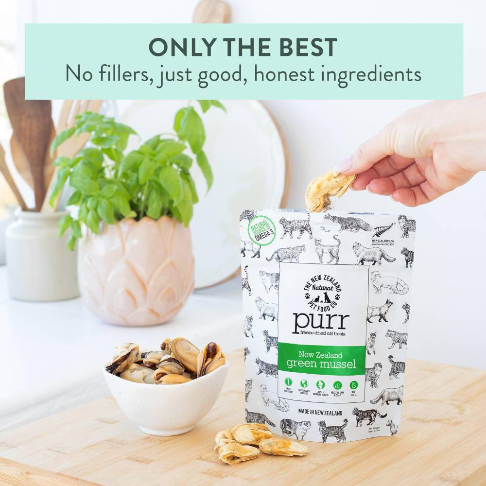 New Zealand Green Mussel Cat Treats