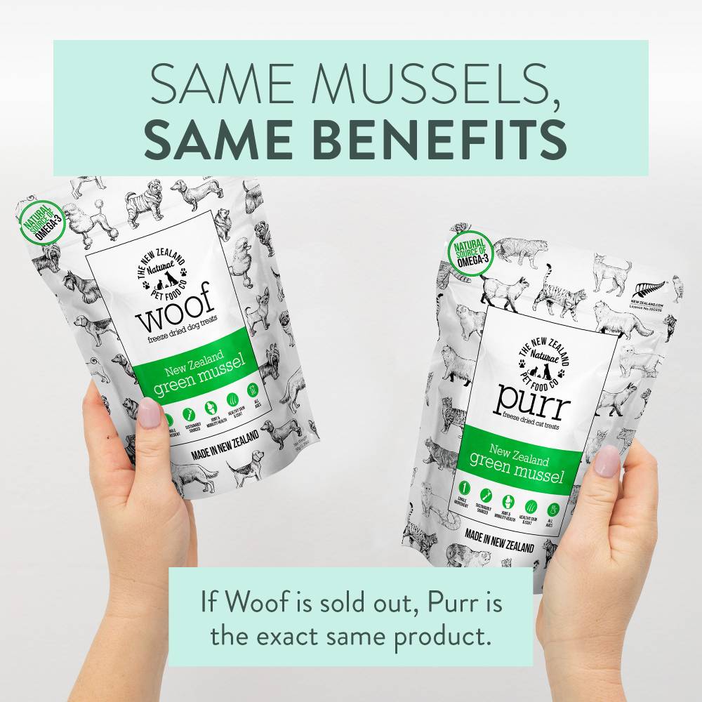 New Zealand Green Mussel Cat Treats